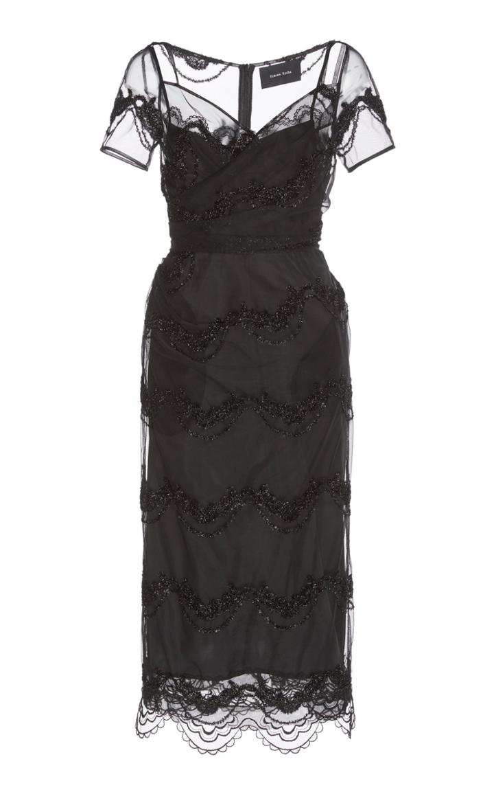 Simone Rocha Scallop Tulle Dress