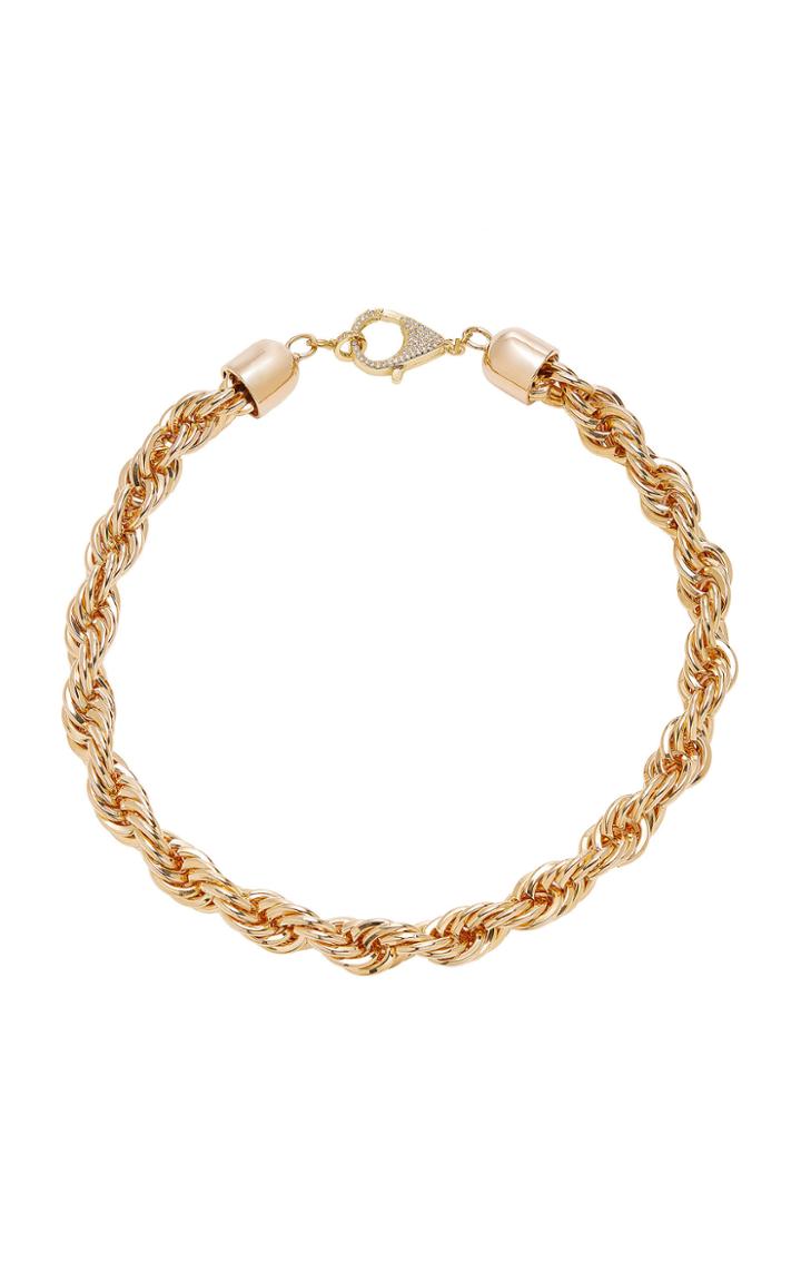 Fallon Gold-tone Twisted Chain Choker