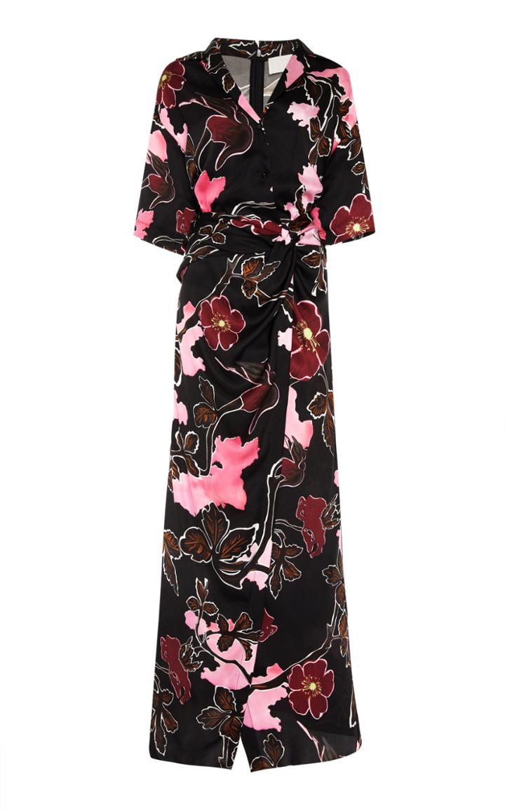 Moda Operandi Peter Pilotto Printed Twill Shirt Dress Size: 6