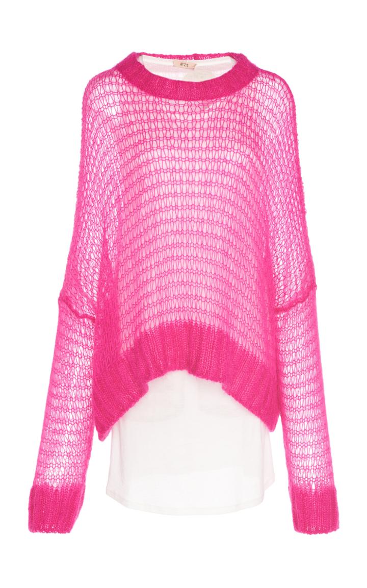N 21 N&deg;21 Alves Oversized Mohair-blend Sweater