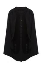 Maison Margiela Neoprene Cutout Jersey Cape