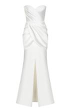 Rasario Strapless Draped Gown