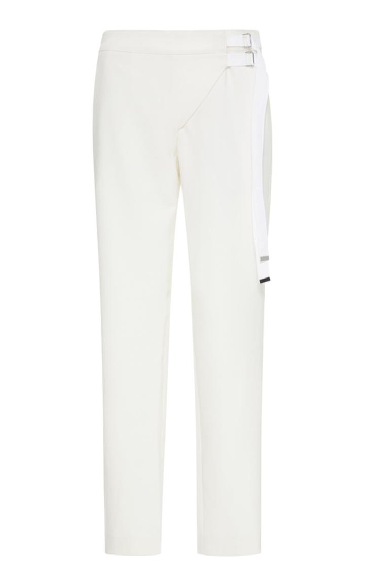 Tibi Anson Stretch Skinny Pant W/ Buckle