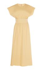 Moda Operandi Deitas Albertina Ruched Cotton Dress Size: 34