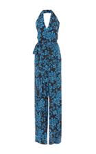 Diane Von Furstenberg Sleeveless Halter Neck Jumpsuit