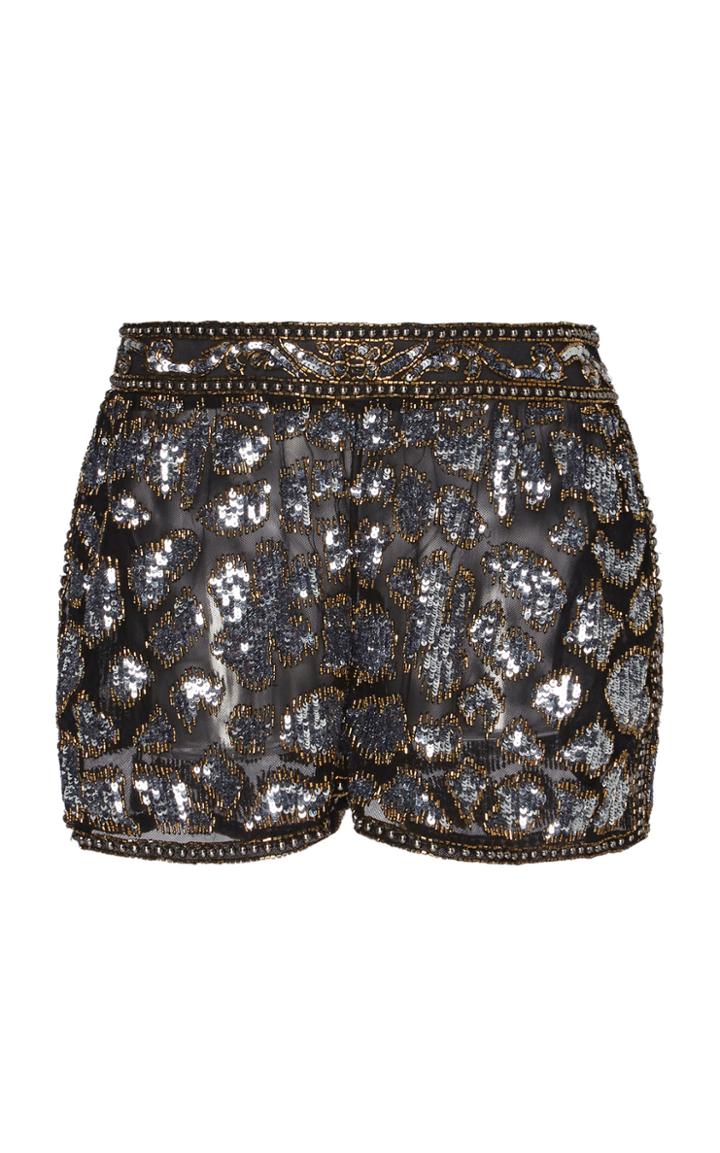 Dundas Bead Embroidered Shorts