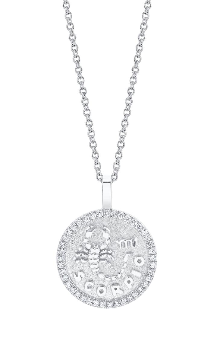 Moda Operandi Anita Ko 18k White Gold Zodiac Pendant