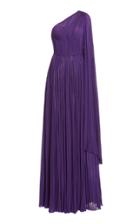 Moda Operandi J. Mendel Draped Pliss Gown