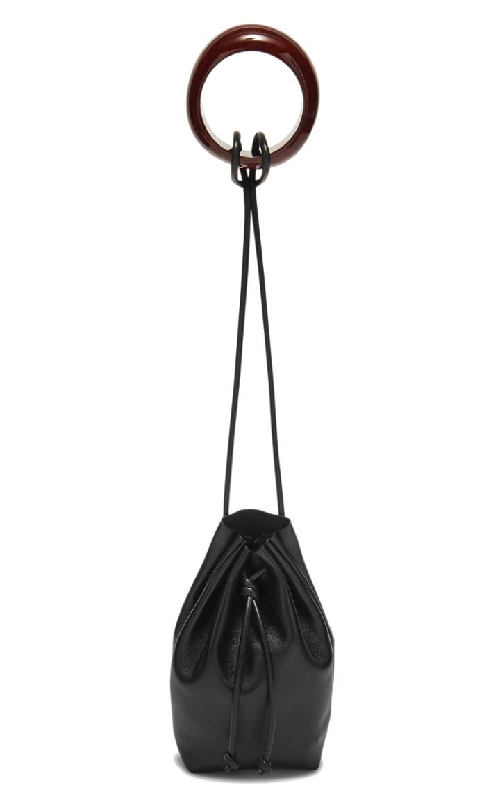 Moda Operandi Jil Sander Small Leather Bracelet Crossbody Bag