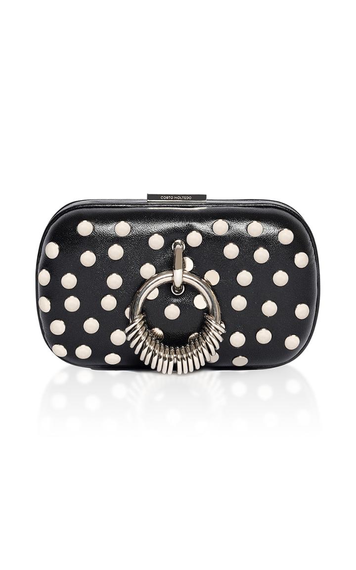 Corto Moltedo Susan Clutch With Studs