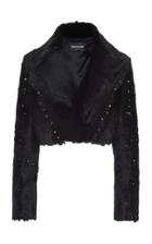 Roberto Cavalli Studded Fur Jacket