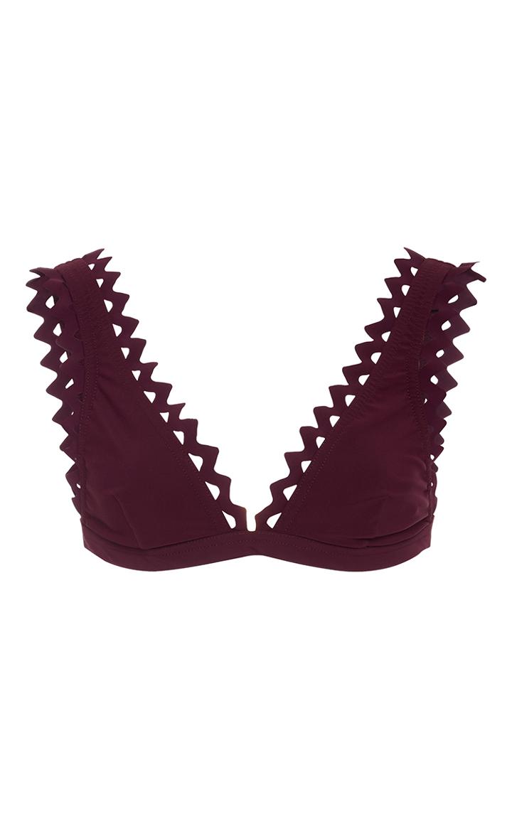 Karla Colletto Reina Geometric Scallop Bikini Top