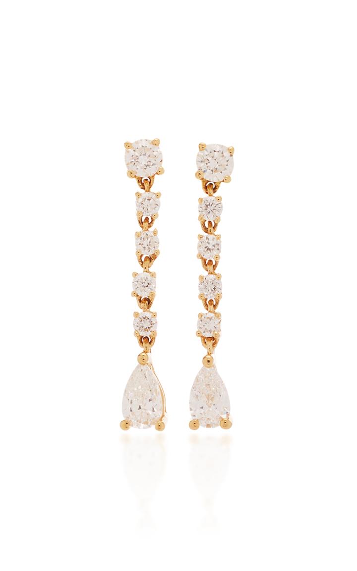 Anita Ko Rope 18k Gold Diamond Earrings