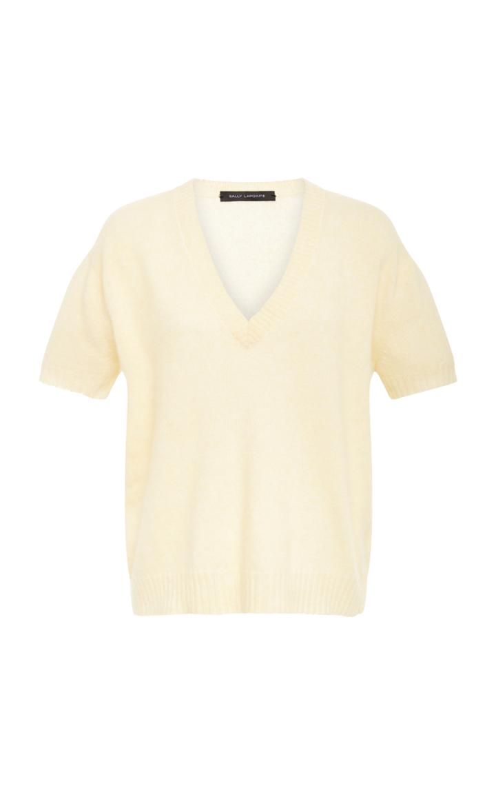 Sally Lapointe Airy Cashmere Silk Sweater