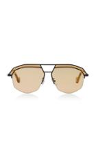 Moda Operandi Loewe Oversized Octagonal Metal Sunglasses