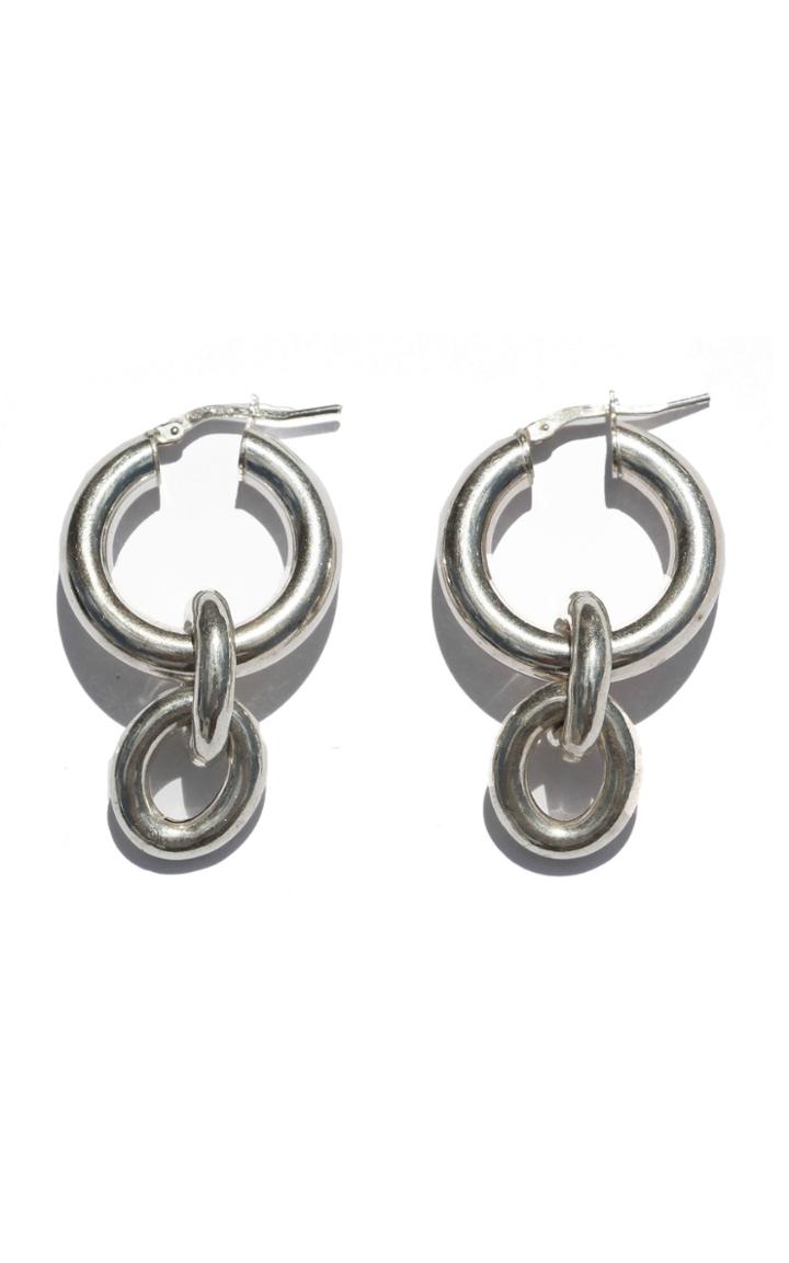Moda Operandi Reggie Libi Sterling Silver Chain Earrings