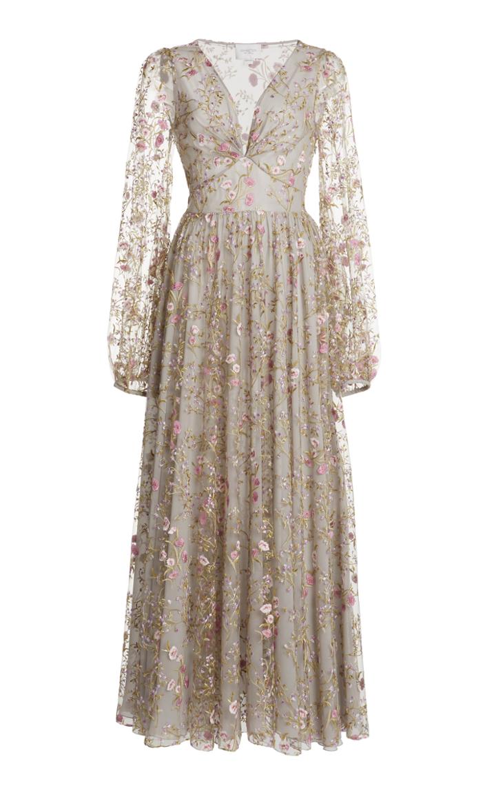 Moda Operandi Giambattista Valli Floral Embroidered Gown