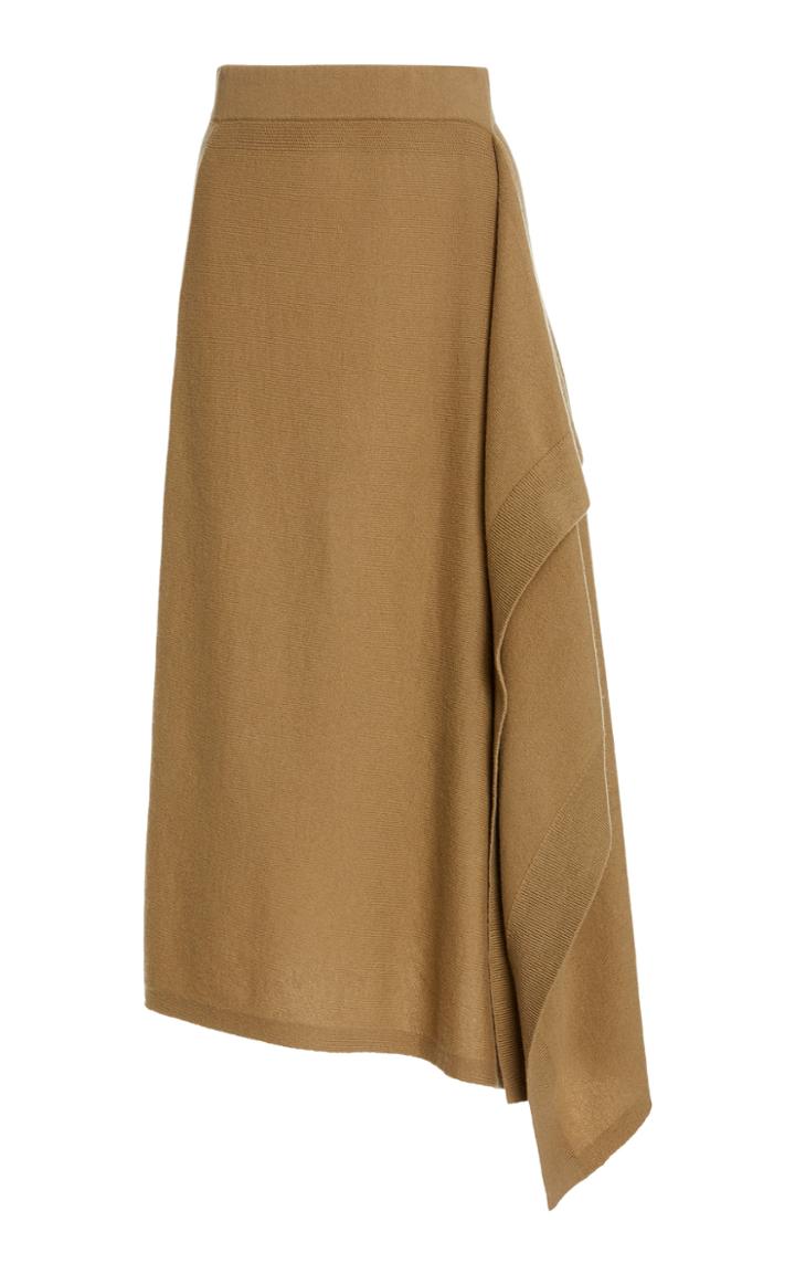Moda Operandi Michael Kors Collection Asymmetric Cashmere Skirt