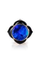 Noor Fares Muladhara Black Opal Stud Earrings