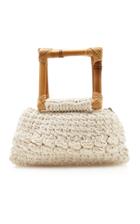 Nannacay Ebano Macrame Top Handle Bag