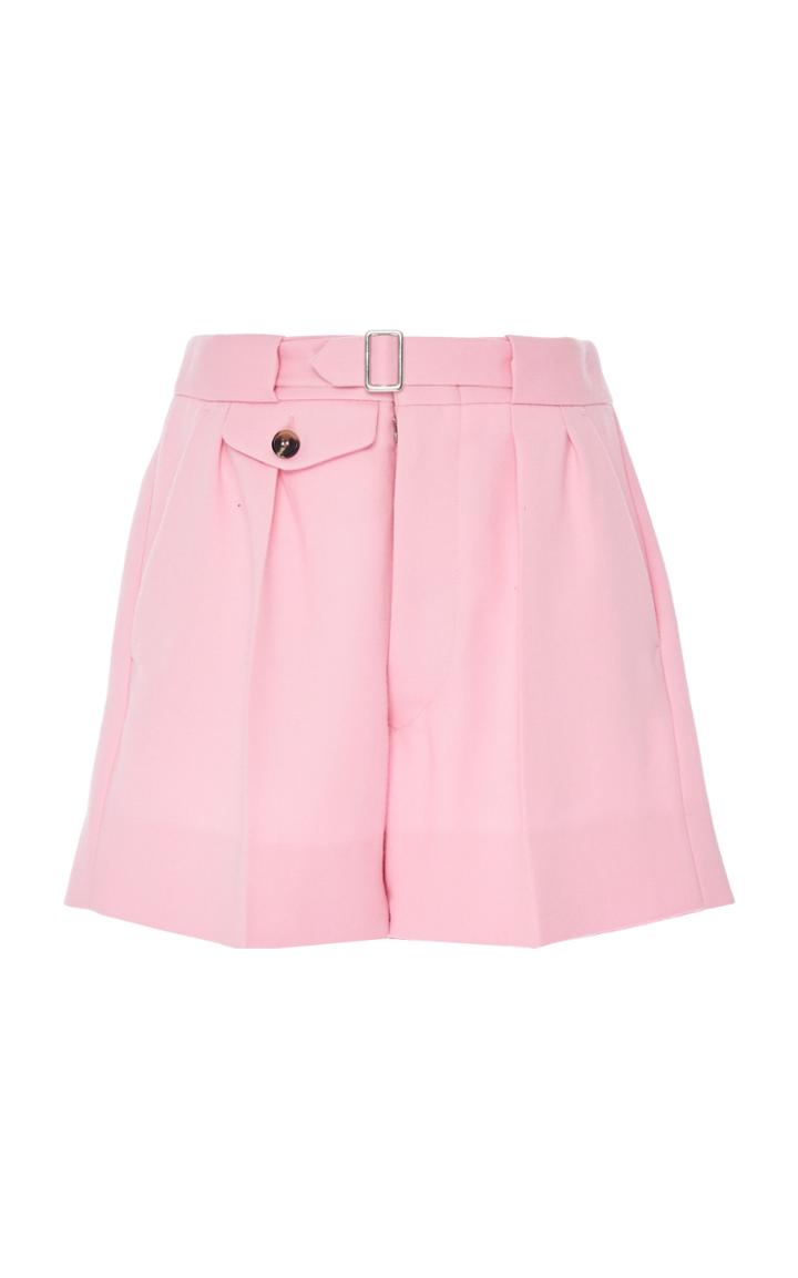 Moda Operandi Maison Margiela High-rise Wool Shorts Size: 38