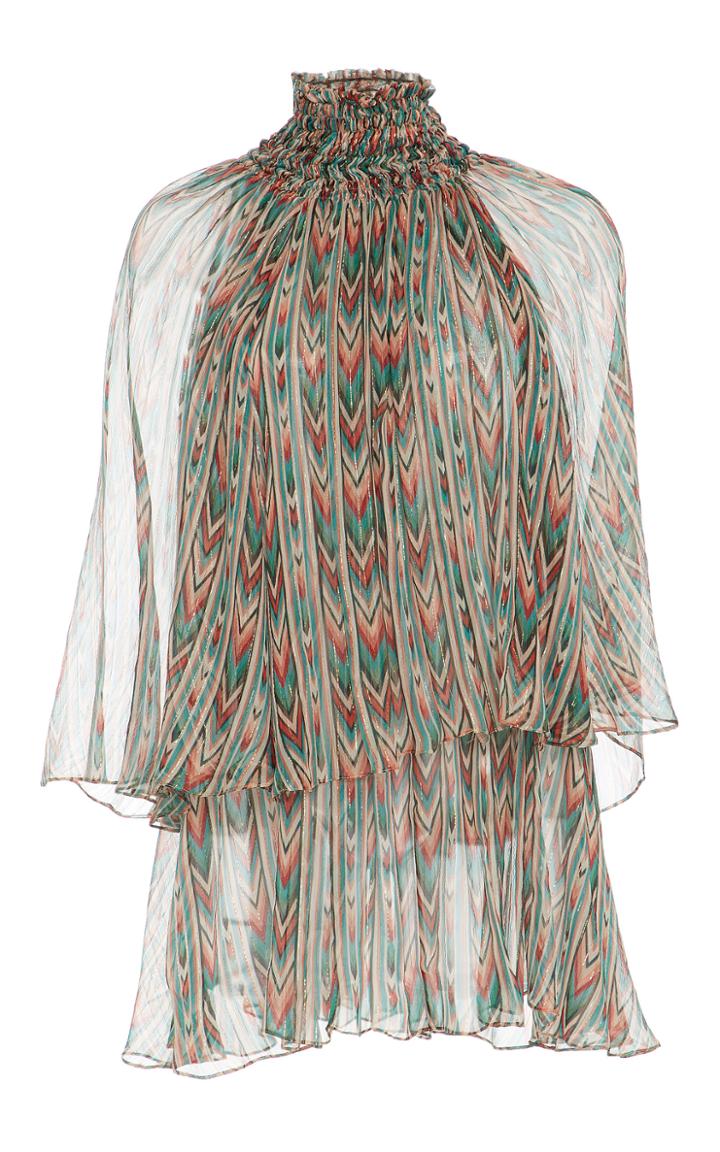 Caroline Constas Ruffled Neck Blouse