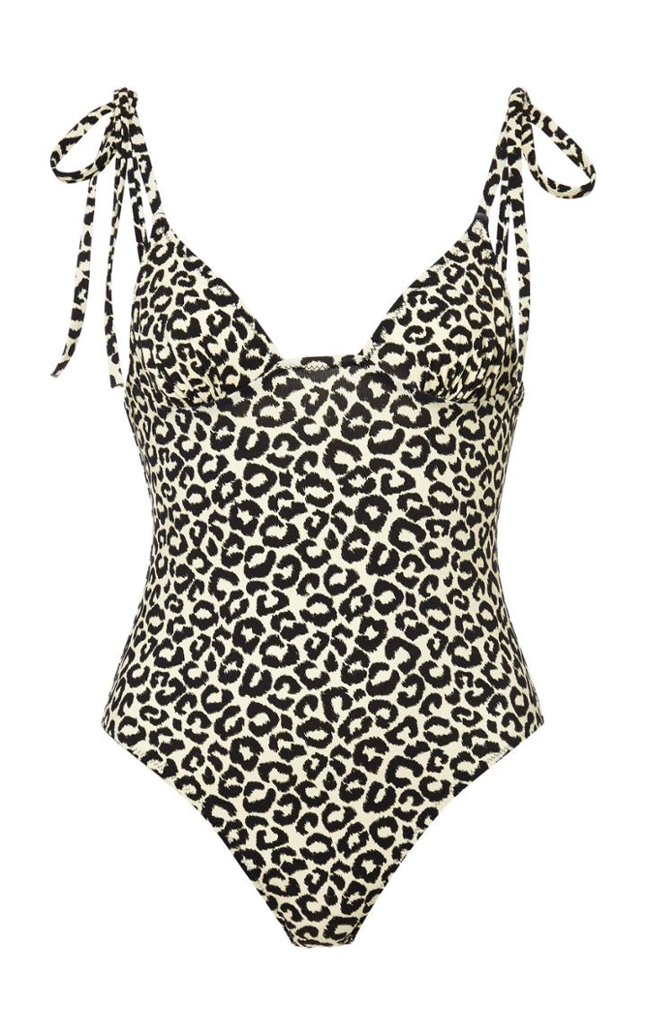 Solid & Striped Olympia Printed Swimsuit Size: S