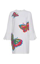 Andrew Gn Butterfly Sequined Mini Dress