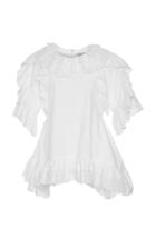 Goen.j Lace Ruffle-trimmed Layered Top
