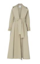 Maison Rabih Kayrouz Layered Cotton Gabardine Trench Coat