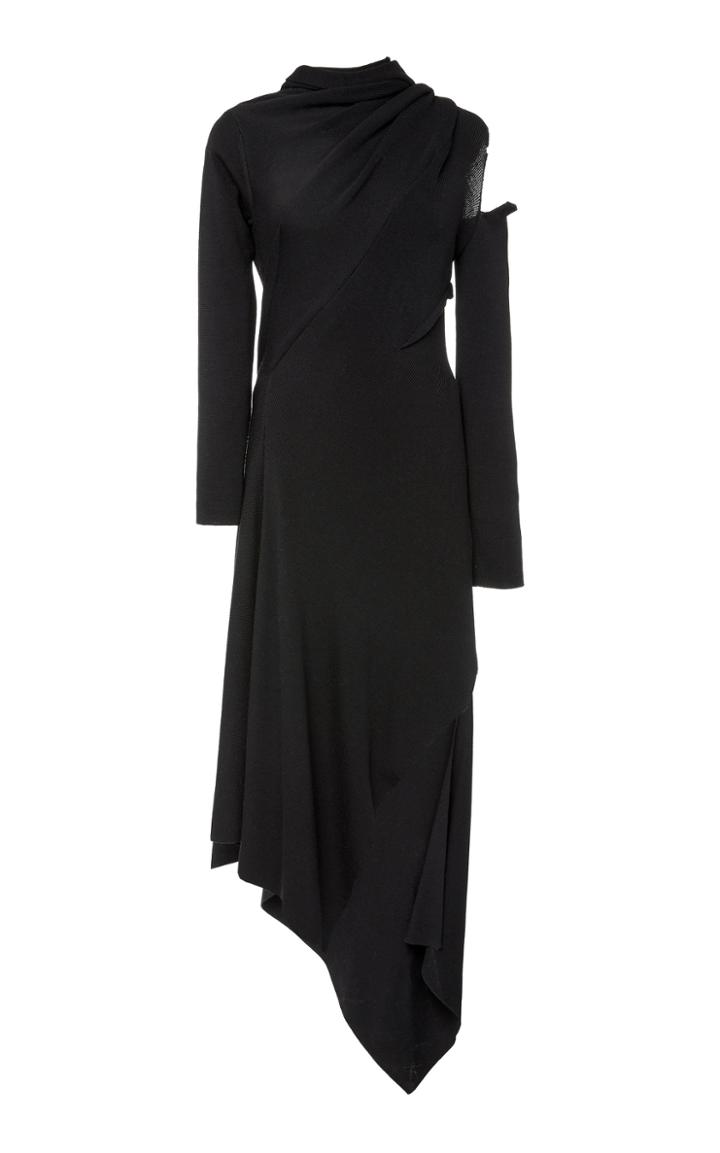Monse Long Sleeve Wool Dress
