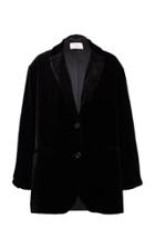 Moda Operandi Dorothee Schumacher Velvet Shimmer Oversized Blazer