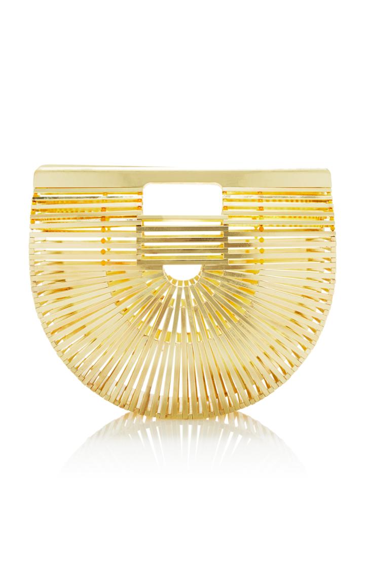 Cult Gaia Gold Acrylic Ark Bag