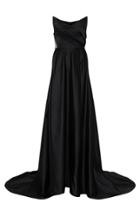 Rachel Gilbert Odella Embellished Duchess Satin Gown