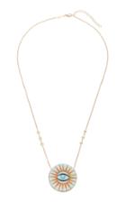 Jacquie Aiche 14k Rose Gold Diamond And Opal Necklace