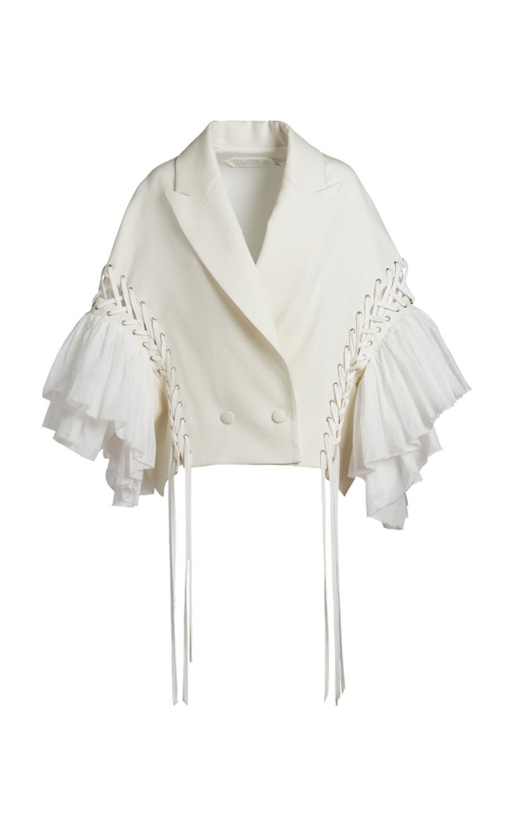 Moda Operandi Unttld Farfalla Wool-blend Coat