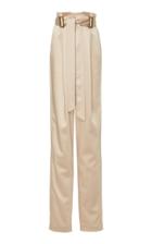 Sally Lapointe Stretch Satin Belted Pant