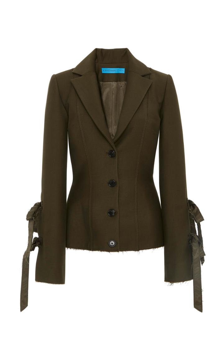 Jonathan Cohen Knotted Cotton Blazer