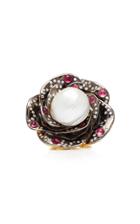 Sylvie Corbelin One-of-a-kind Pearl Flower Ring