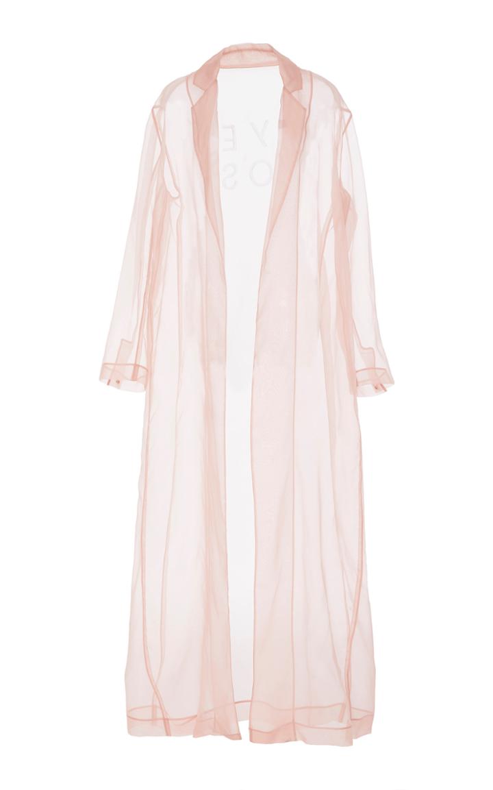 Pyer Moss Long Silk Duster Coat