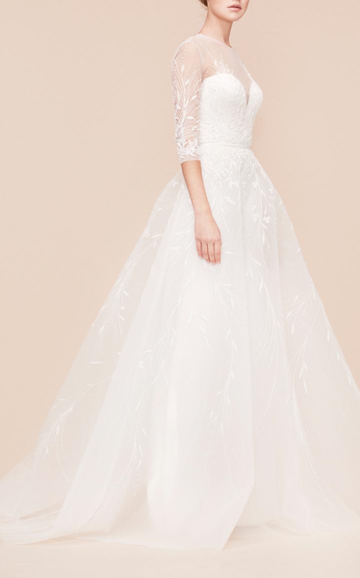 Georges Hobeika Bridal A-line Embellished Gown