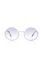 Moda Operandi Miu Miu Round-frame Crystal-embellished Metal Sunglasses