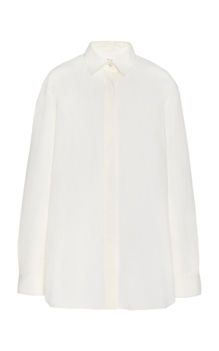 Moda Operandi The Row Big Sisea Cotton Button-front Shirt Size: Xs