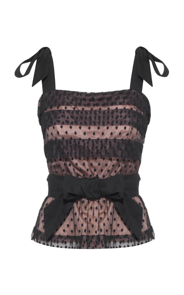 Anna Mason Missy Dotted Tulle Top