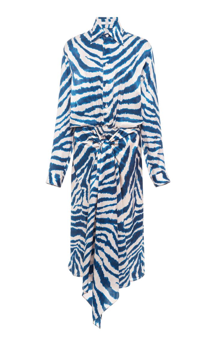 Tome Bow Front Shirt Dress