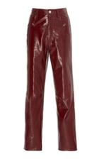 Nour Hammour Etienne Patent Leather Pants