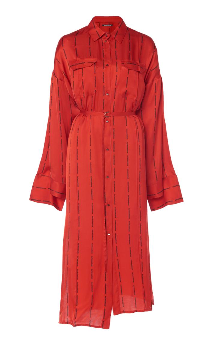 Moda Operandi Boyarovskaya Fluid Print Shirt Dress Size: Xs