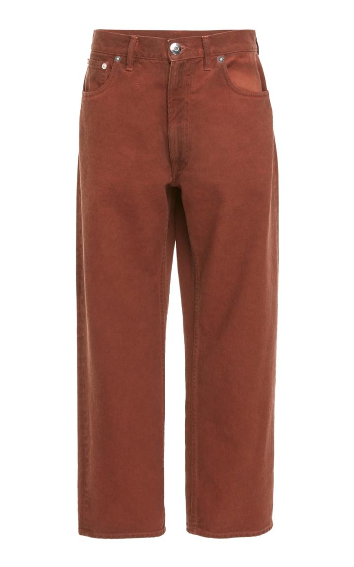 Maison Margiela Mid-rise Cropped Straight-leg Jean