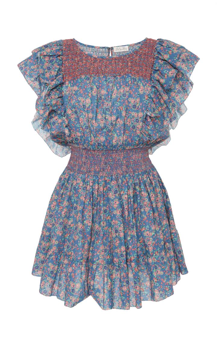 Loveshackfancy Marcella Ruffle Mini Dress