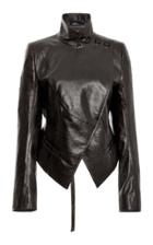 Moda Operandi Ann Demeulemeester Asymmetric Leather Jacket